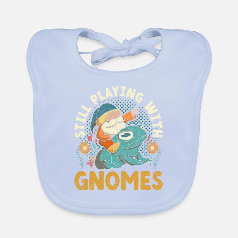 Gartenzwerg Gartenzwerge Baby Bio-Lätzchen