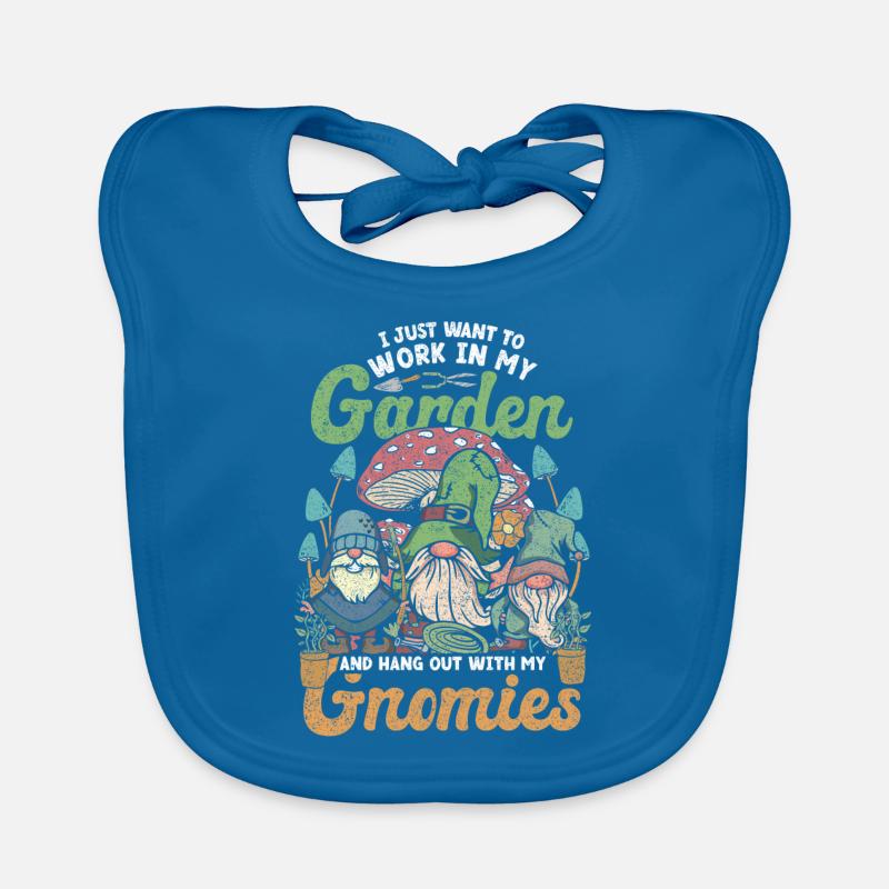 Gartenzwerg Gartenzwerge Baby Bio-Lätzchen