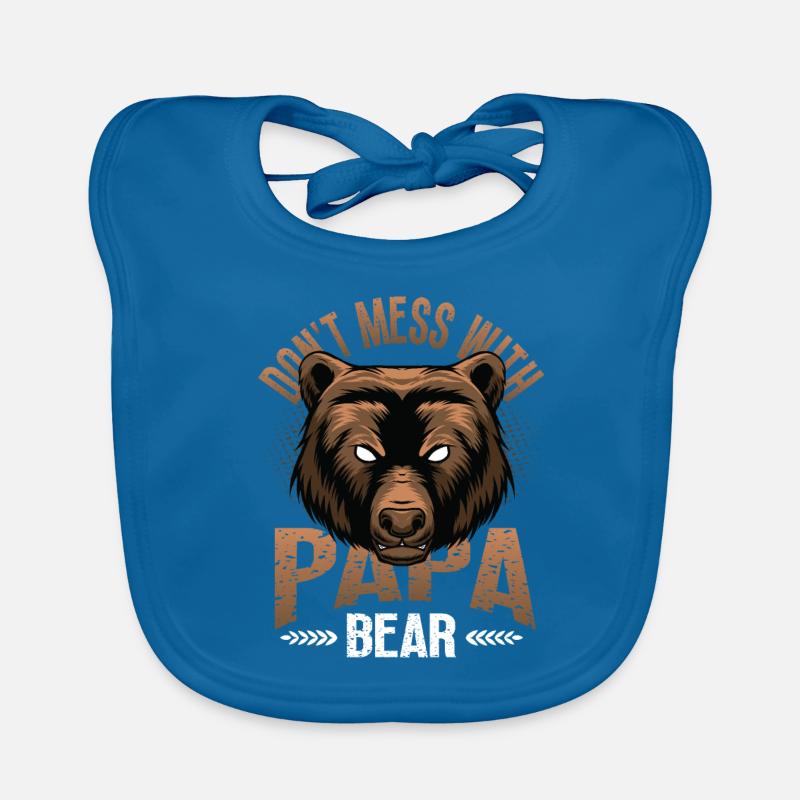 Don't mess with dad Organic Baby Bibs