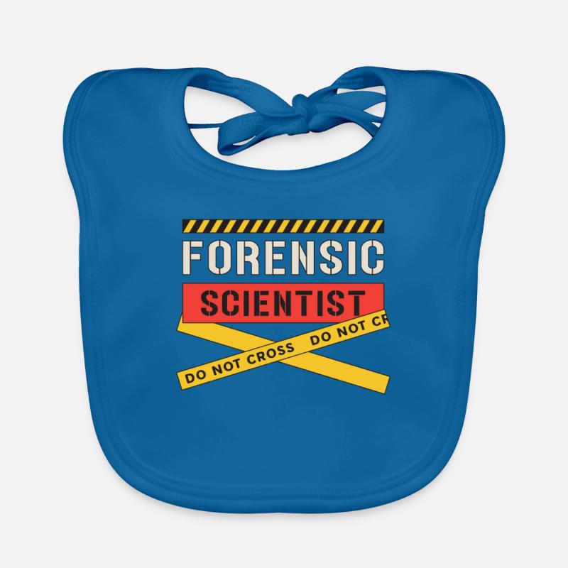 Forensic Scientist Do Not Cross Forensics Autopsy Baby Bio-Lätzchen