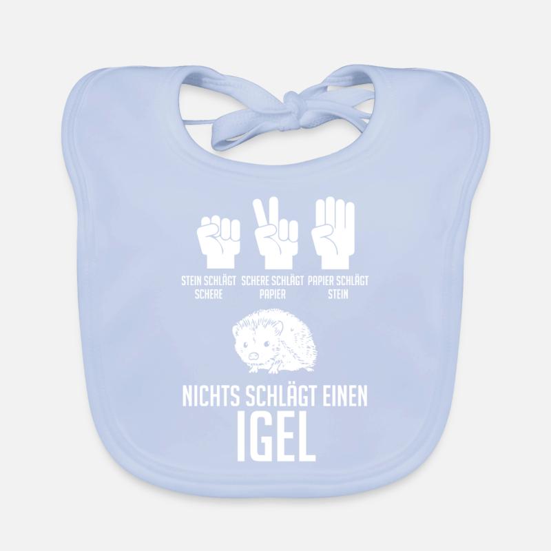 Tiermotiv Igel Baby Bio-Lätzchen