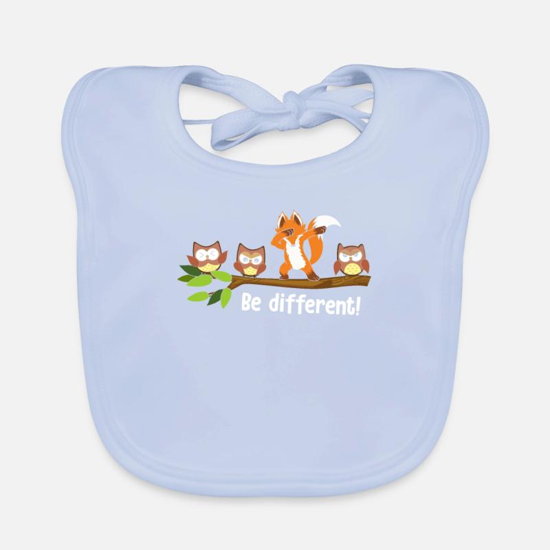 Be Different Dabbing Fuchs Baby Bio-Lätzchen
