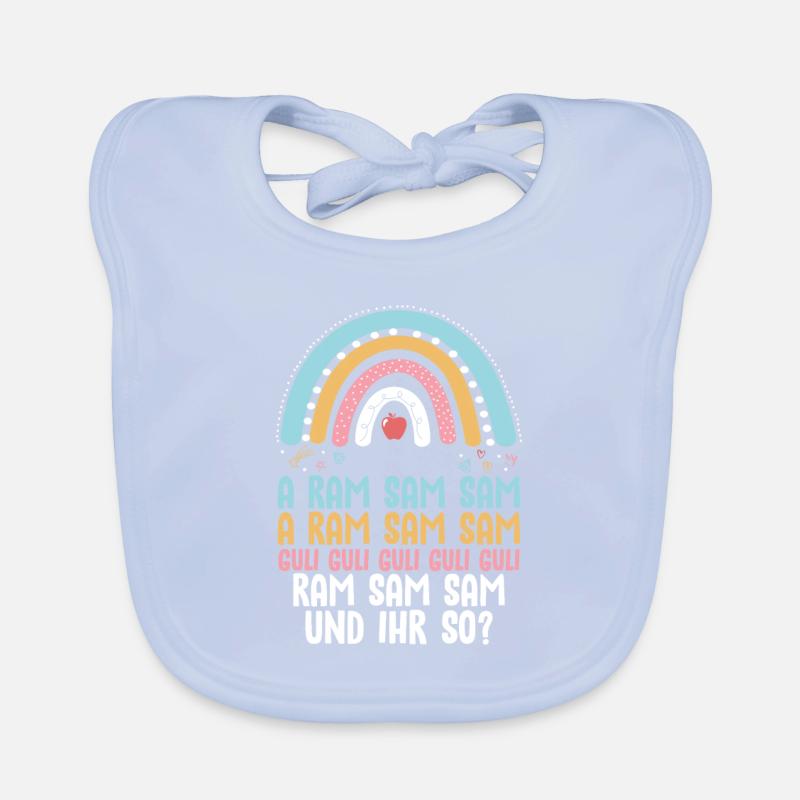 Aramsam, Guli Gulli, comptine, enseignant, éducateur Bavoir bio Bébé