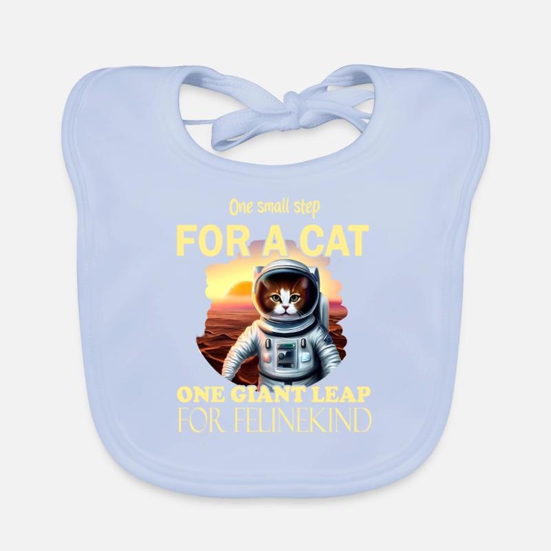 Chat astronaute Bavoir bio Bébé
