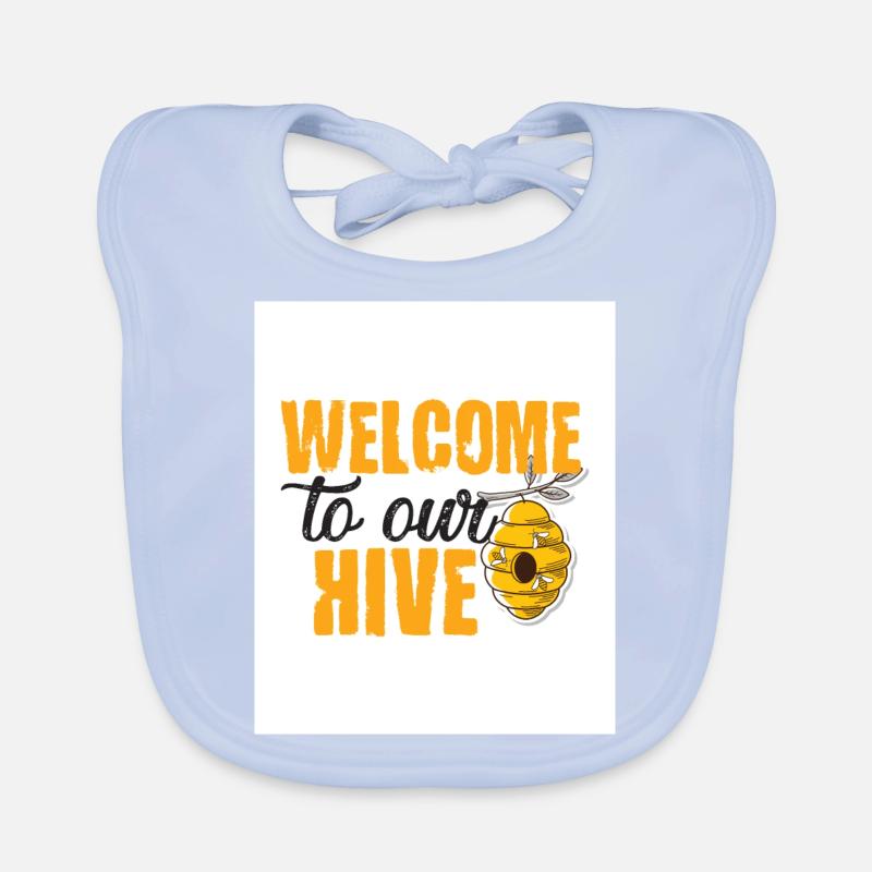 Bienvenue dans notre ruche Bavoir bio Bébé