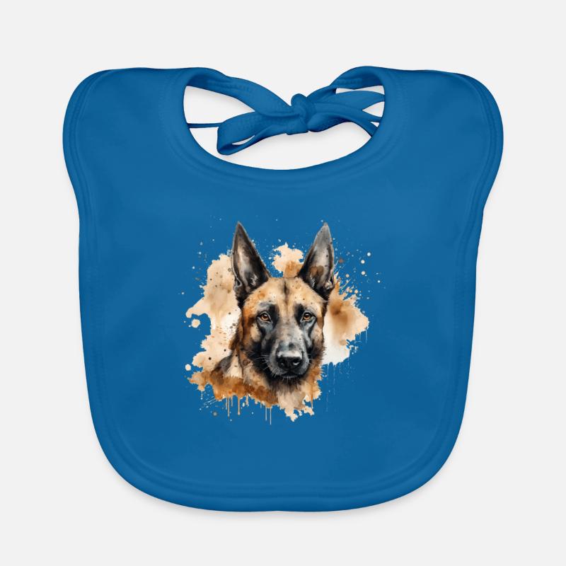Malinois belge Bavoir bio Bébé
