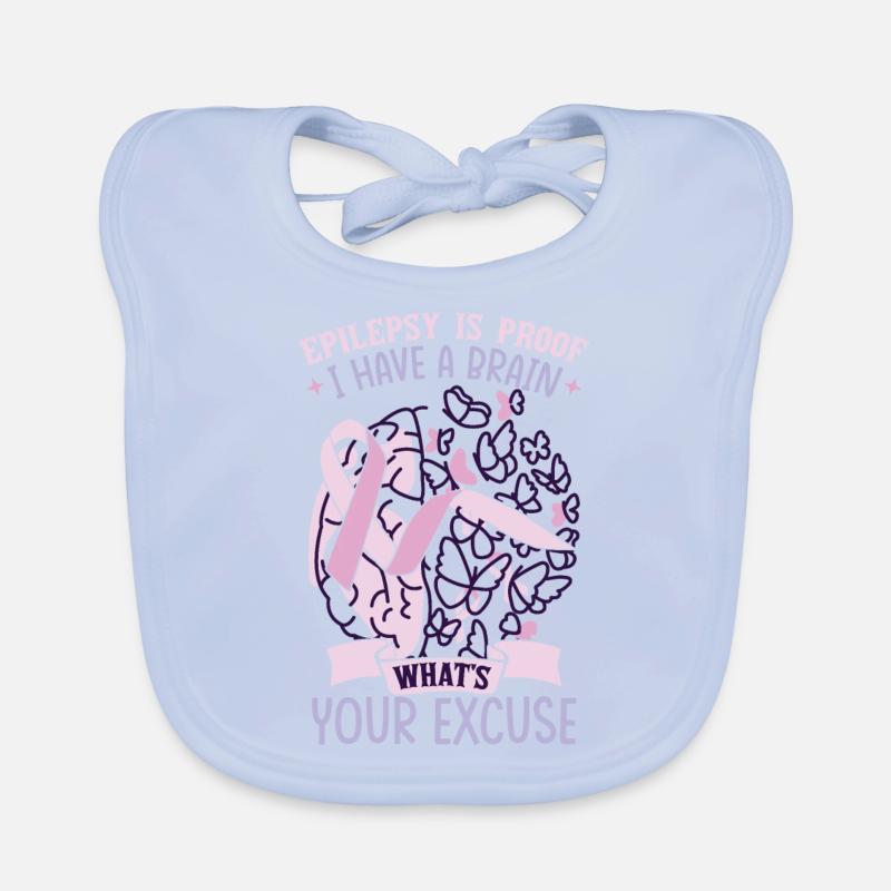 Epilepsy Is Proof Organic Baby Bibs