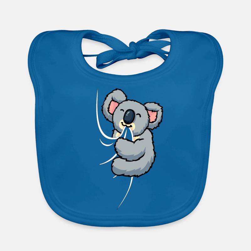 Cute Koala Cloth Biting Sucking Koala Baby Bio-Lätzchen