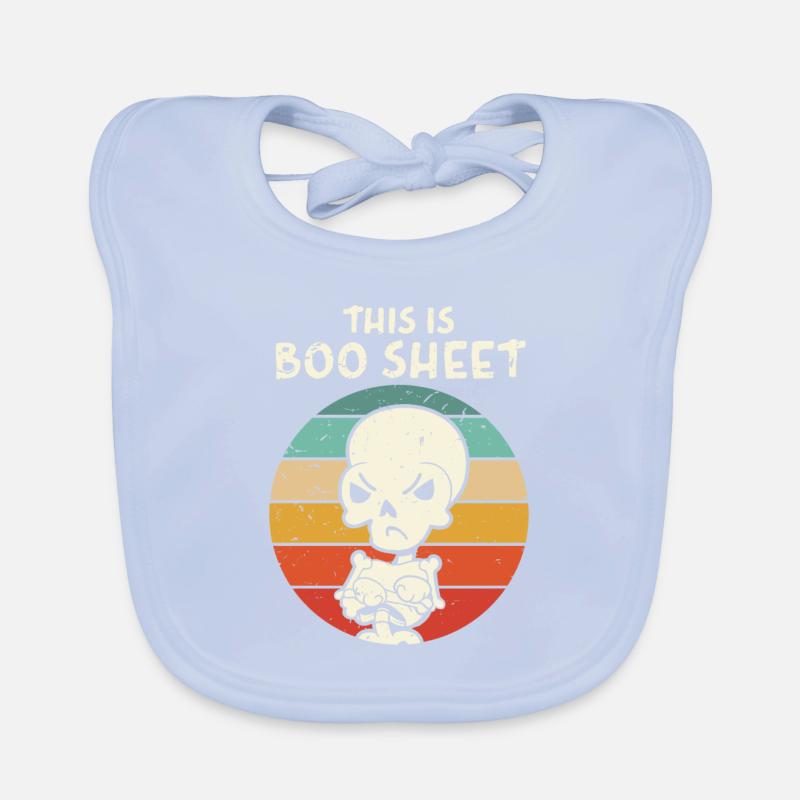 C’est Boo Sheet Skeleton Halloween Costume Bavoir bio Bébé