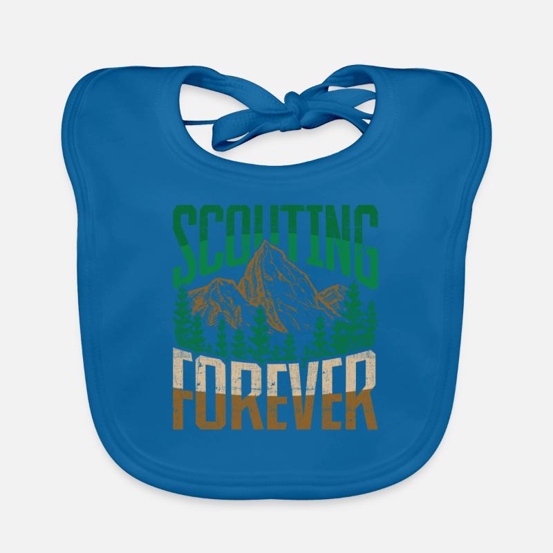 Scout Guide Scout Scouting Forever Organic Baby Bibs