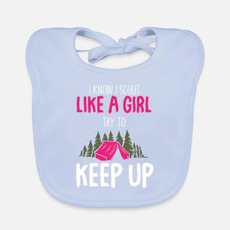 Boy Scout Funny Organic Baby Bibs