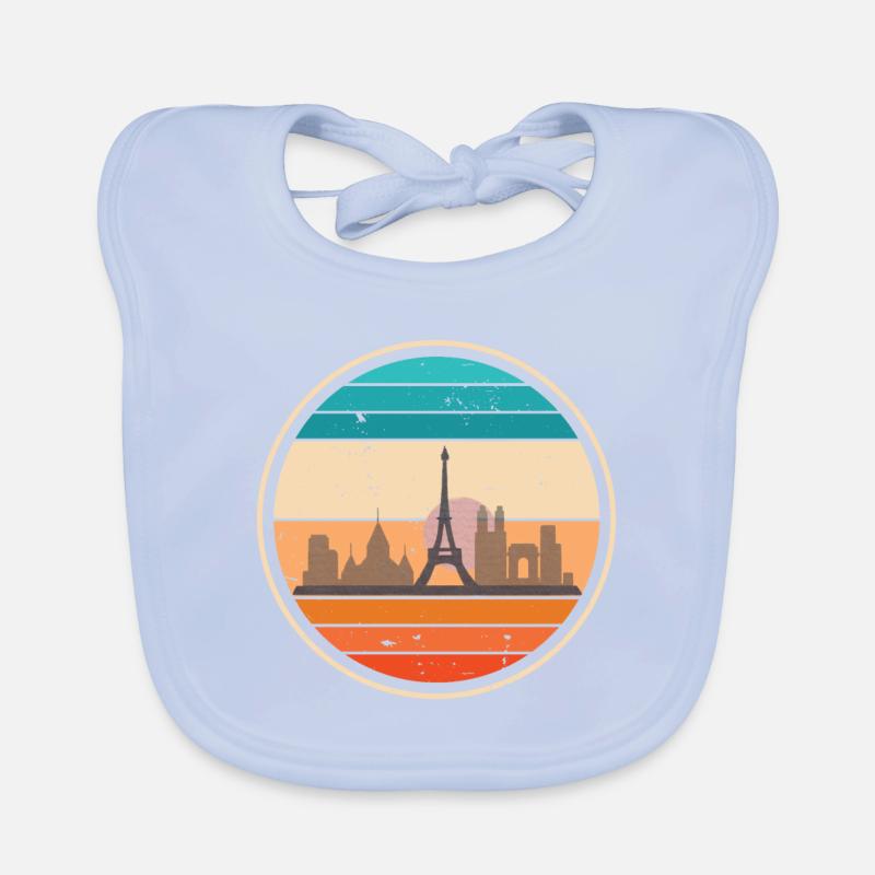Bonjour Paris Bavoir bio Bébé