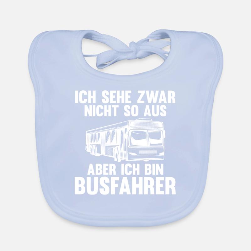 Bus Busfahrer Baby Bio-Lätzchen