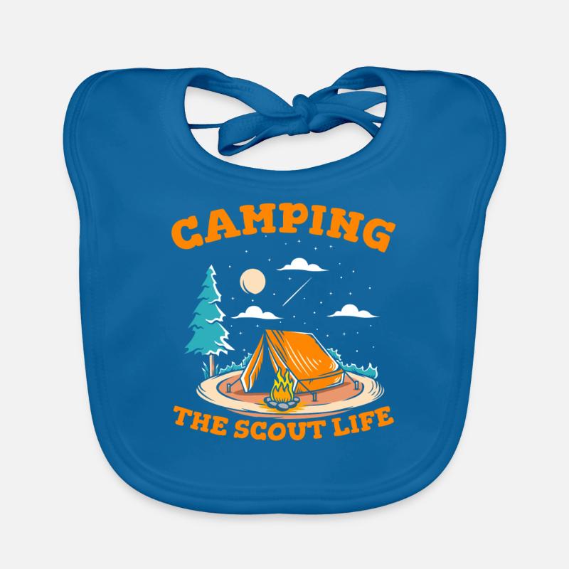Boy Scout Cool - Bavoir bio Bébé - bleu paon