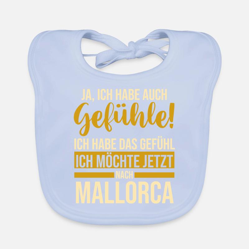 Party Urlaub Mallorca Baby Bio-Lätzchen