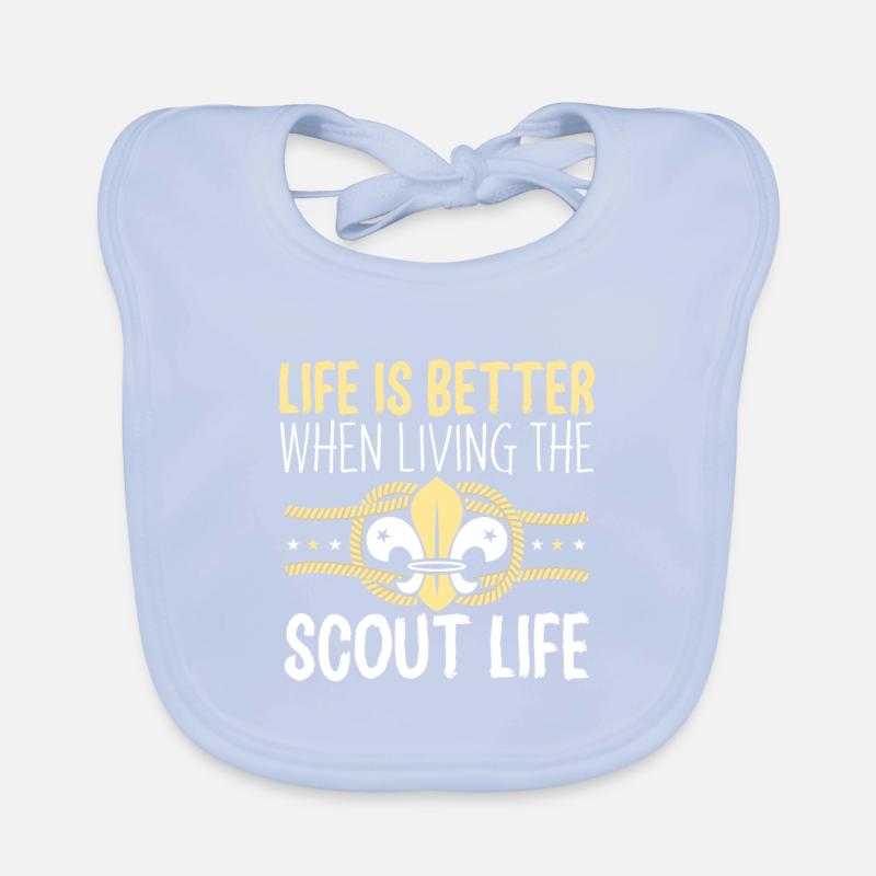Boy Scout Life Organic Baby Bibs