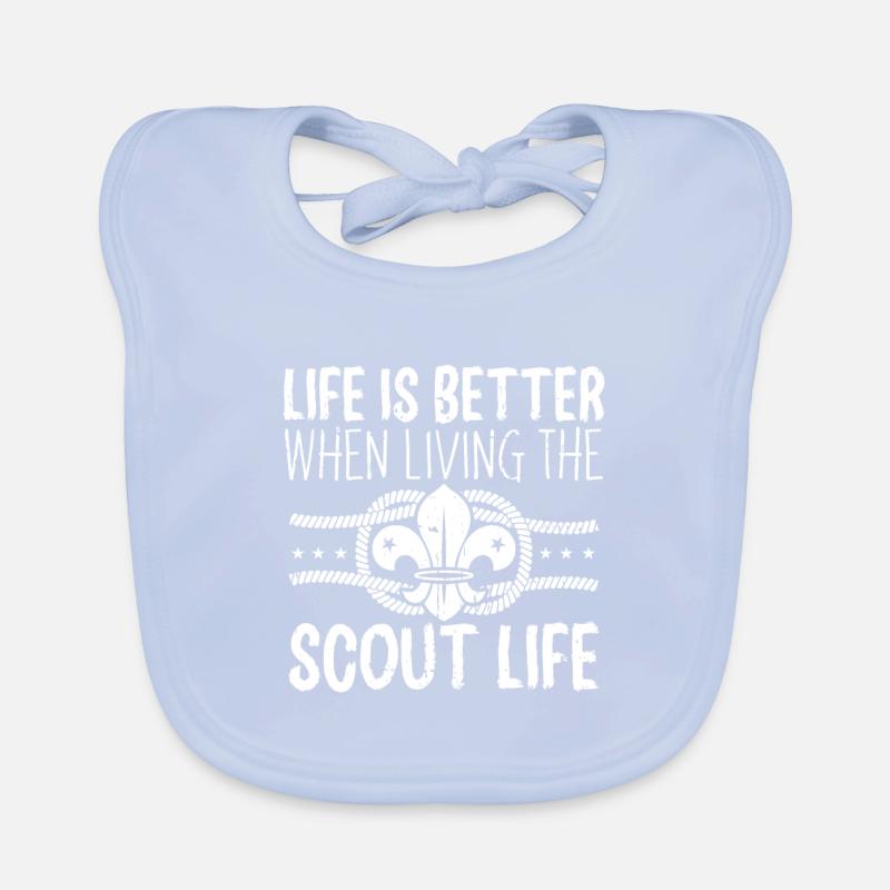 Boy Scout Life Organic Baby Bibs