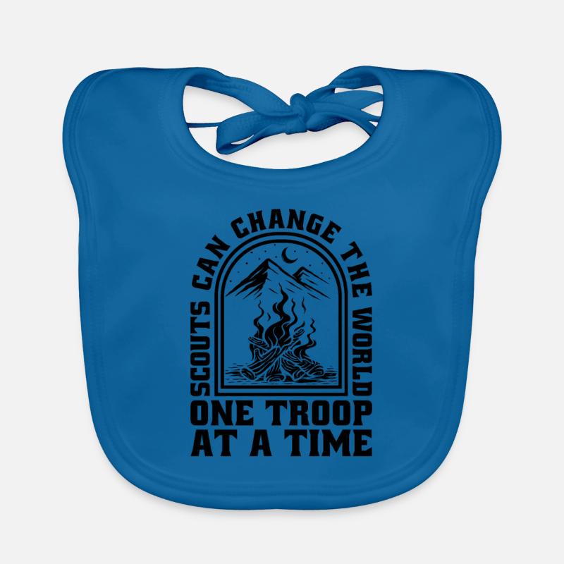 Boy Scout Funny Organic Baby Bibs