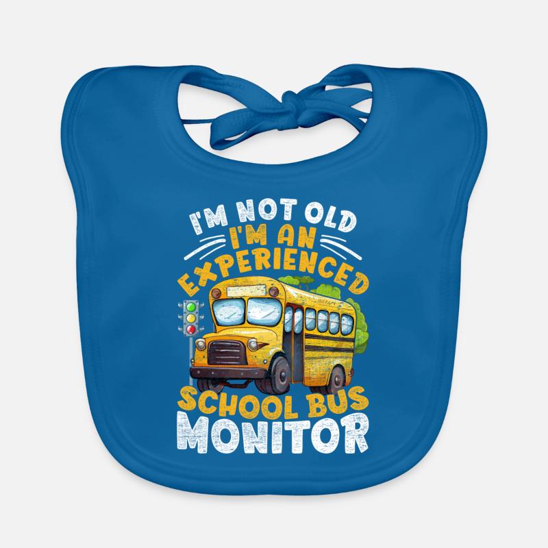 Chauffeur d’autobus scolaire, chauffeur d’autobus, préposé d’autobus Bavoir bio Bébé