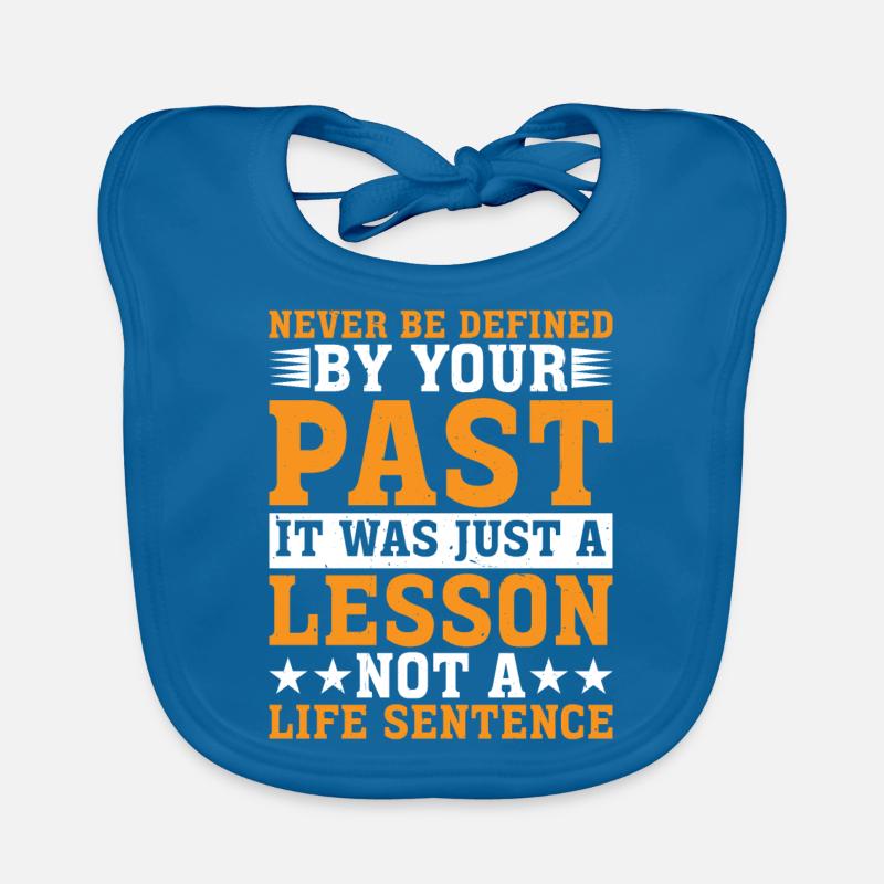 Never Be Defined By Your Past 2 Baby Bio-Lätzchen