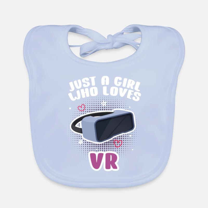 Virtual Reality VR Geschenk Baby Bio-Lätzchen