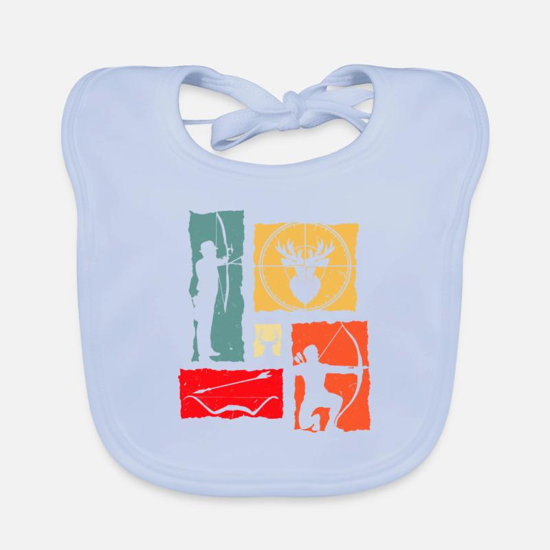 Archer Retro Archery Baby Bio-Lätzchen