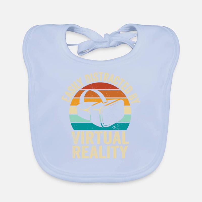 Cadeau VR de réalité virtuelle Bavoir bio Bébé