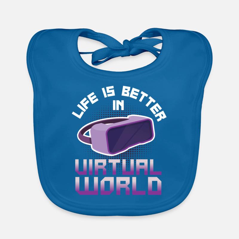 Virtual Reality VR Geschenk Baby Bio-Lätzchen