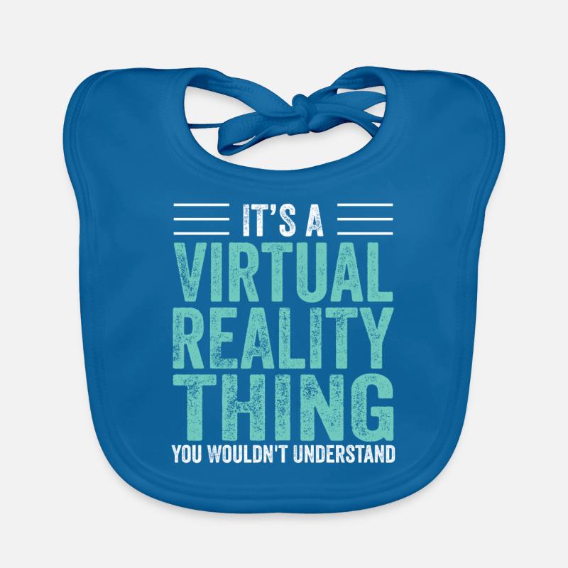 Virtual Reality VR Geschenk Baby Bio-Lätzchen