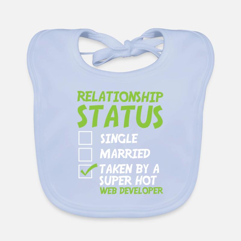 Web Developer Web Developer Funny Organic Baby Bibs