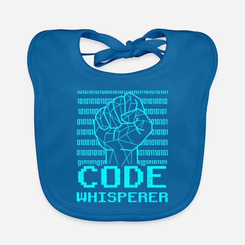 Code Whisperer Coding Coder Programmer Organic Baby Bibs