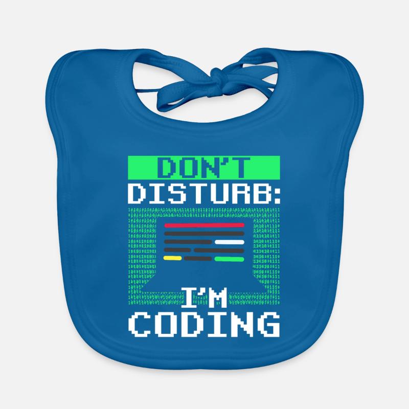Don't bother: I program Coding Coder Organic Baby Bibs