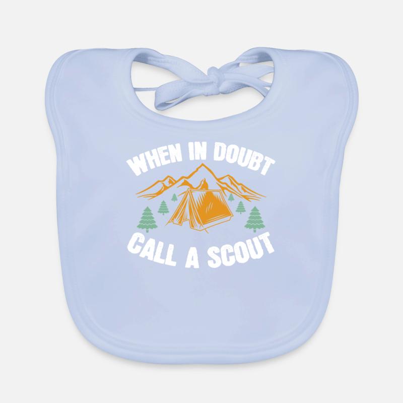 Boy Scout Funny Organic Baby Bibs