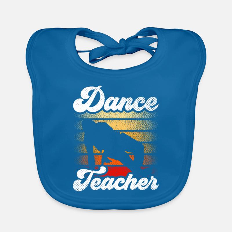 Professeur de danse Professeur de danse Cours de danse École de danse Bavoir bio Bébé