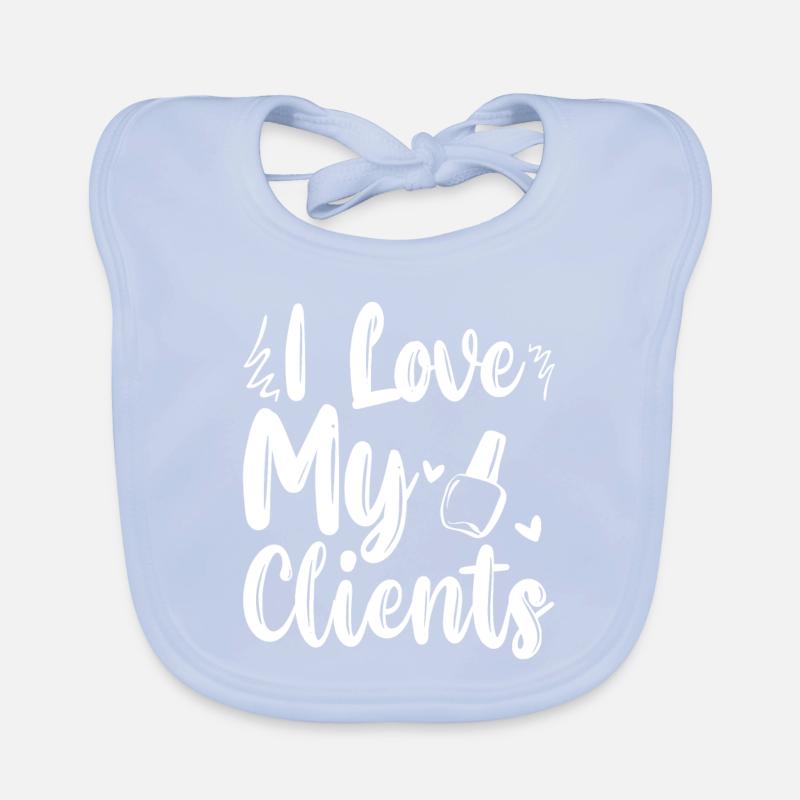 J’aime mes clients 2 Bavoir bio Bébé