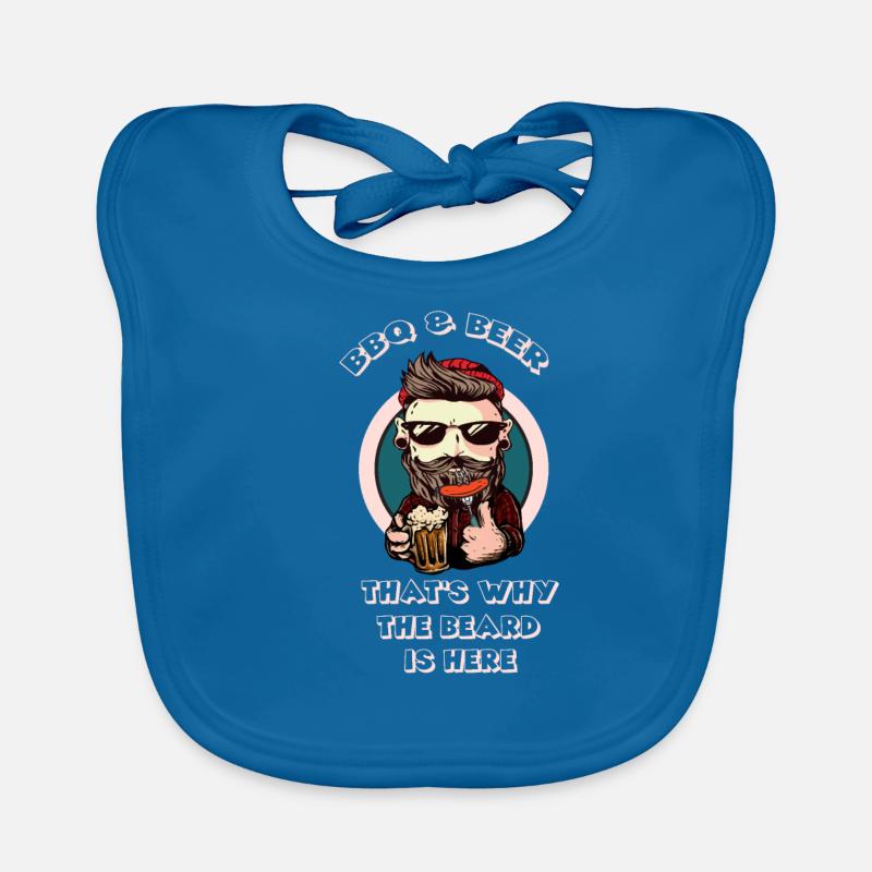 Beard full beard Organic Baby Bibs