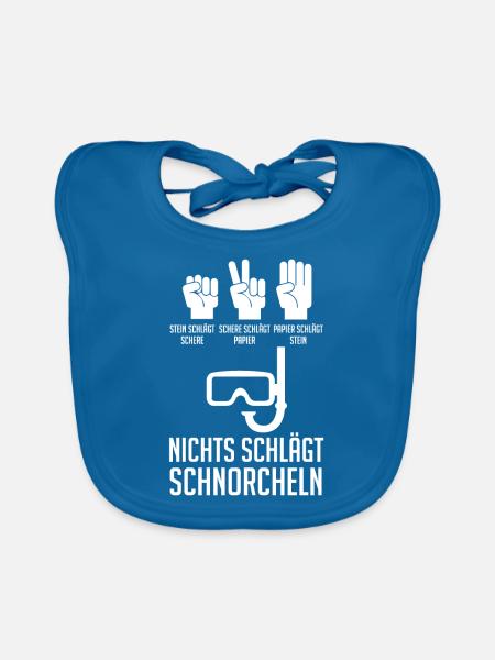 Schullehrer Lehrer - Baby Bio-Lätzchen - Pfauenblau