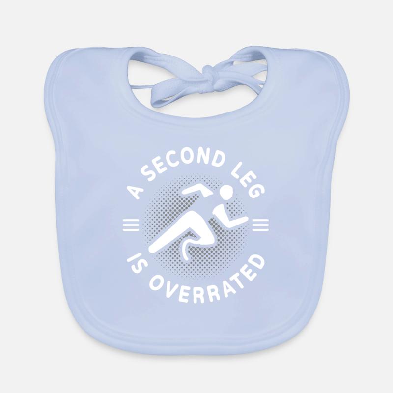 Prosthetic leg A second leg is overrated Organic Baby Bibs