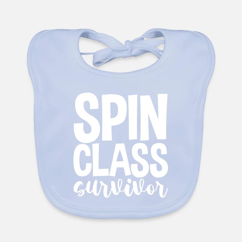 Spin Class Survivor Baby Bio-Lätzchen