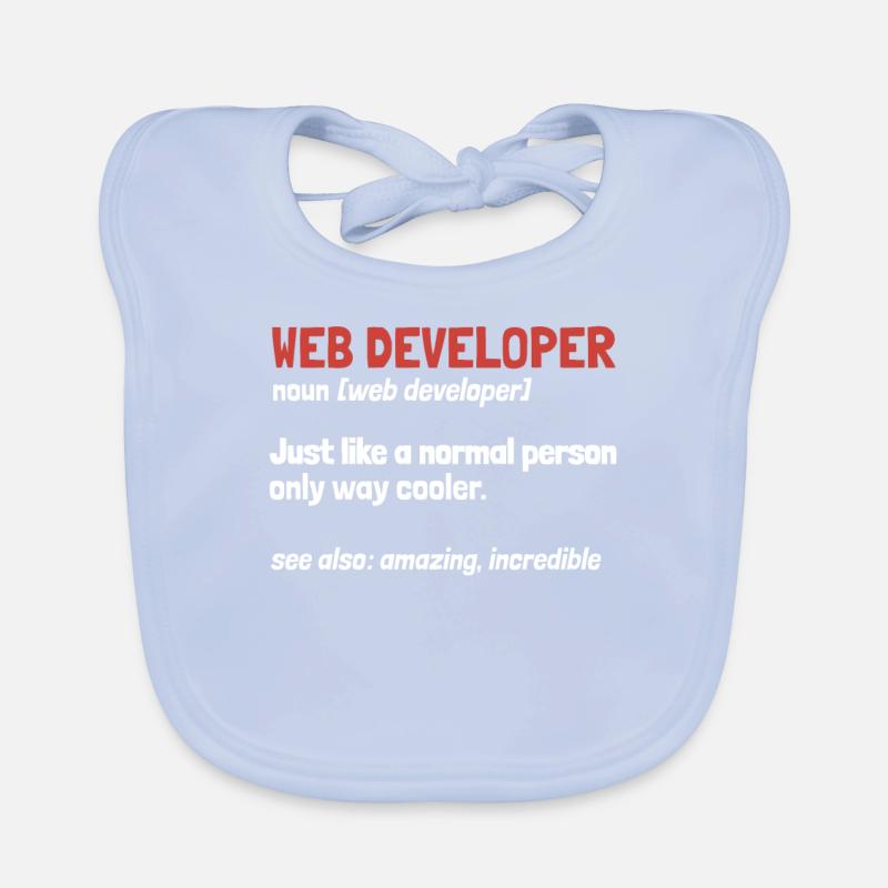 Web Developer Web Developer Definition Organic Baby Bibs