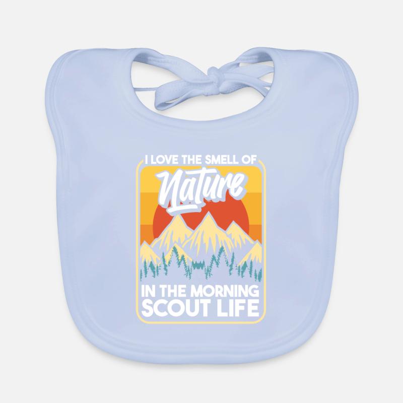 Boy Scout Mountains Organic Baby Bibs