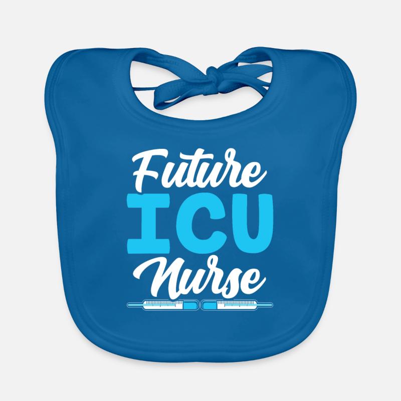 Future Intensive Care Nurse Intensive Organic Baby Bibs