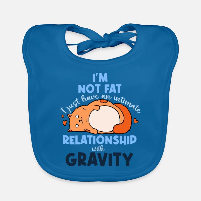 Cat Fat Dick Organic Baby Bibs
