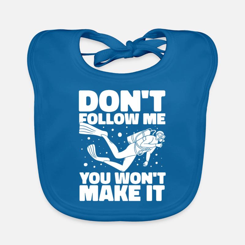 Diving Diver Commercial Diving Organic Baby Bibs