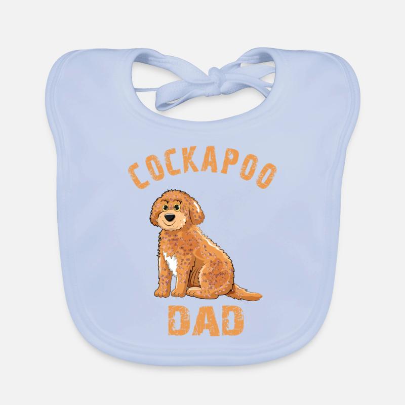 Cockapoo Dad Organic Baby Bibs