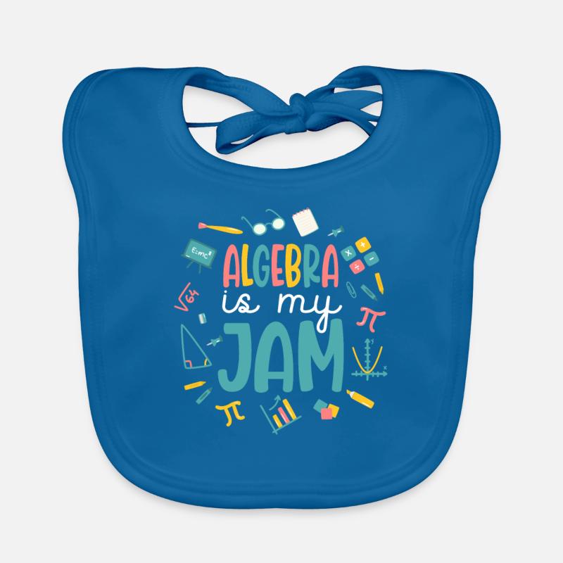 Algebra ist mein Ding Baby Bio-Lätzchen