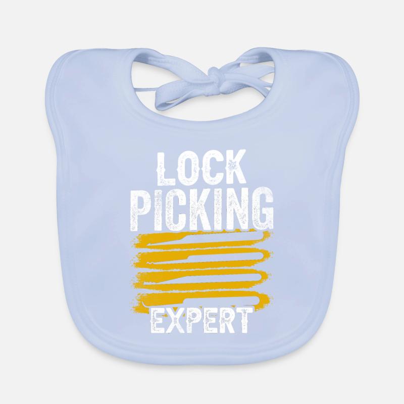 Lockpicking Expert Lock Picking Lock Cracking Bavoir bio Bébé