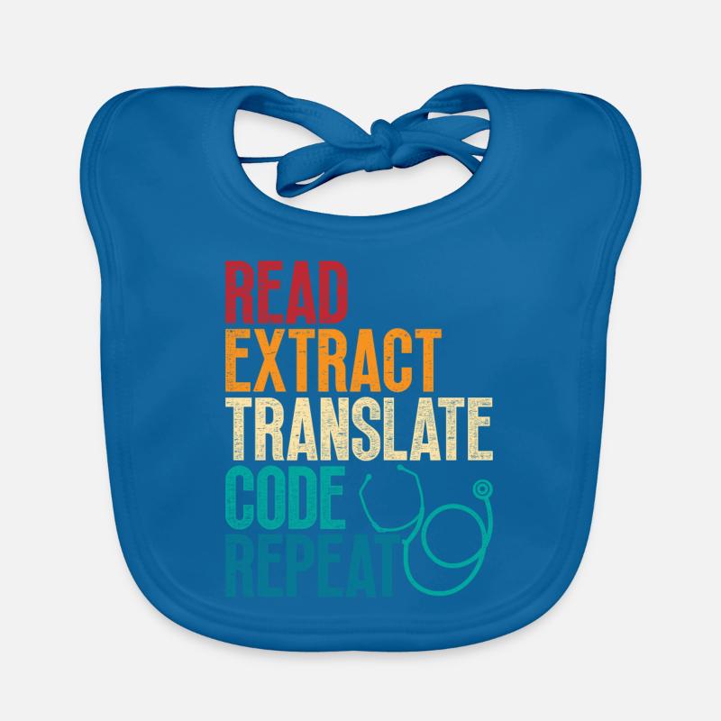 Coding Specialist Medical Encoder Organic Baby Bibs