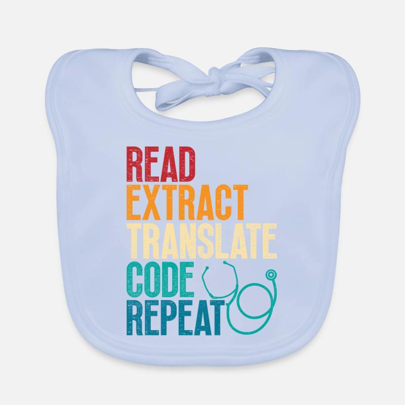 Coding Specialist Medical Encoder Organic Baby Bibs