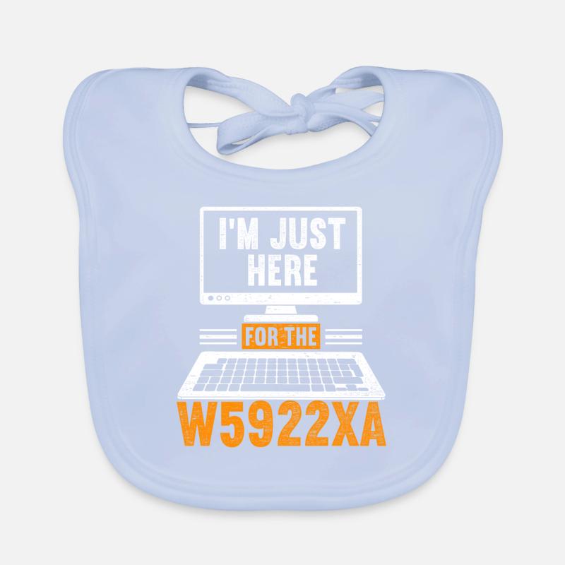 Coding Specialist I'm Just Here For The W5922XA Organic Baby Bibs